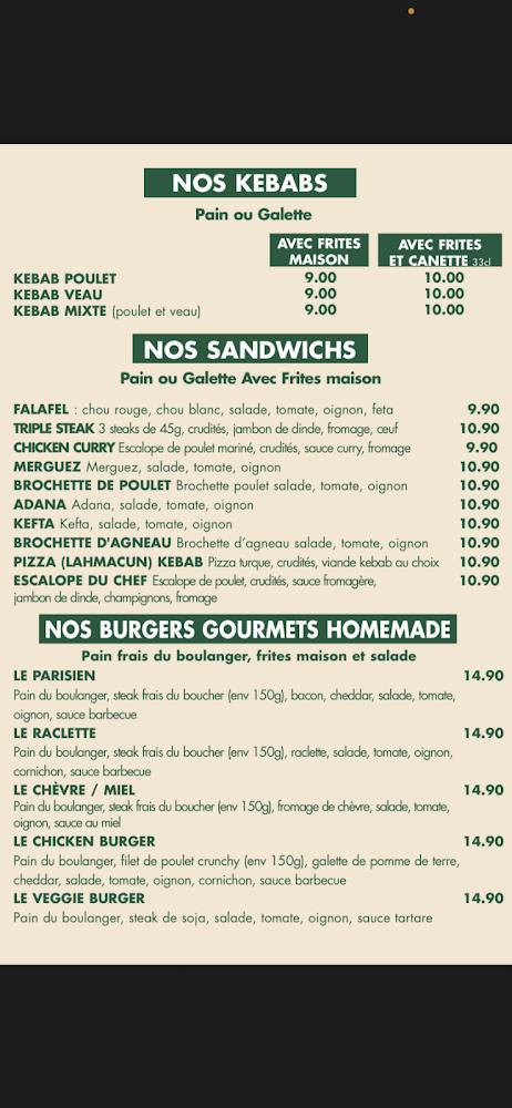 Los Brothers Kebab Grillades - Menu Image 1